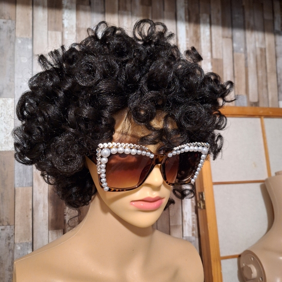 Human hair blend wig